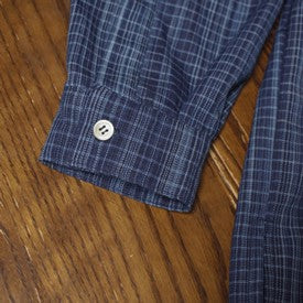 Masao Bushu Ai Dye Deny Denal Long Sleeve Shirt Long Seller Product Father's Day