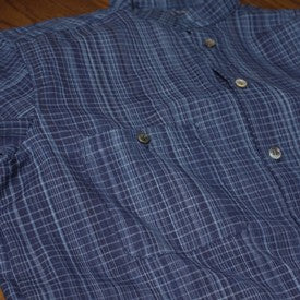 Masao Bushu Ai Dye Deny Denal Long Sleeve Shirt Long Seller Product Father's Day