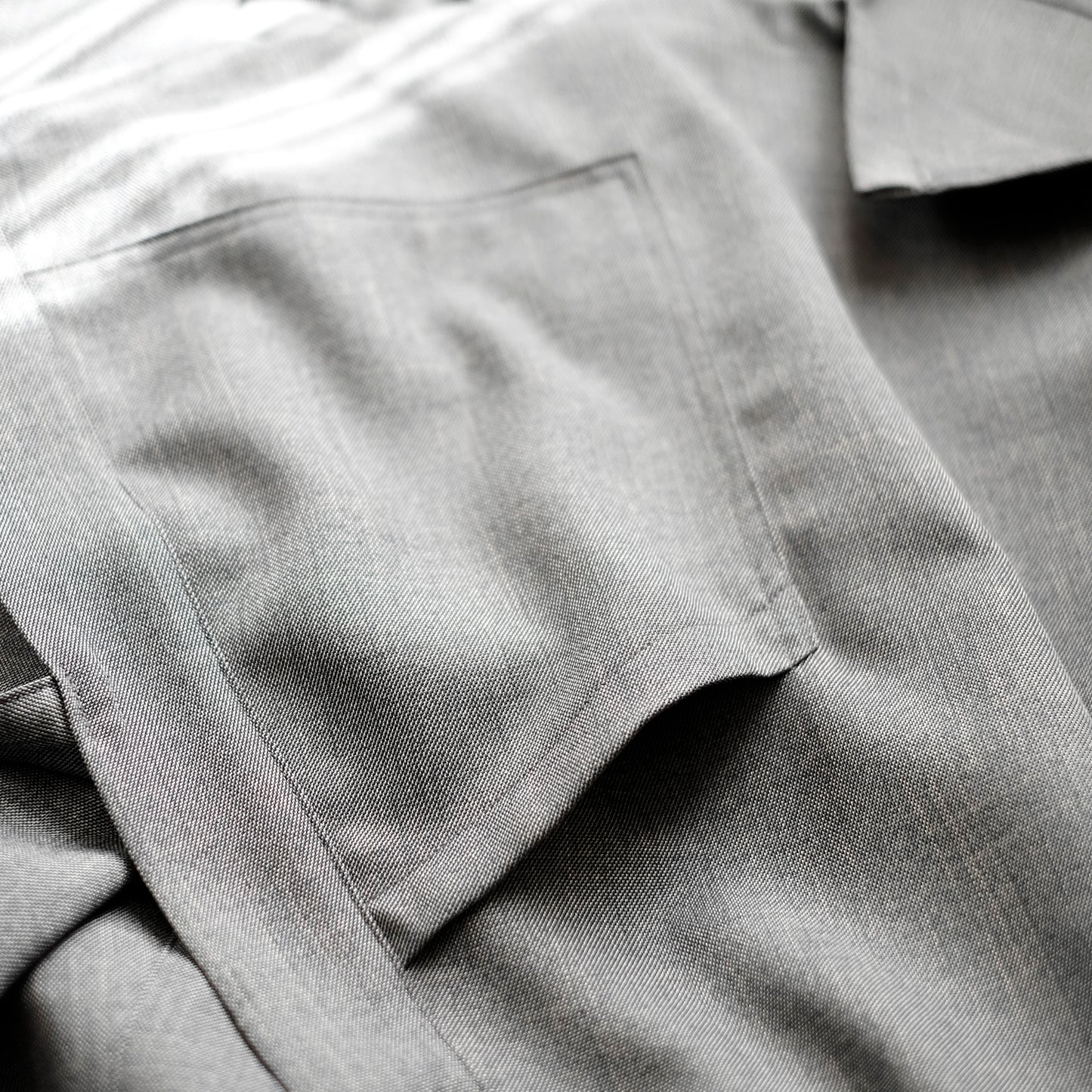 Temple Crispy Canvas Black Black Cotton 100 % Made in Japan