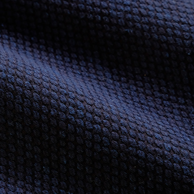 頭陀袋 縦型 藍染め(濃紺/dark indigo blue)二重刺地 日本製