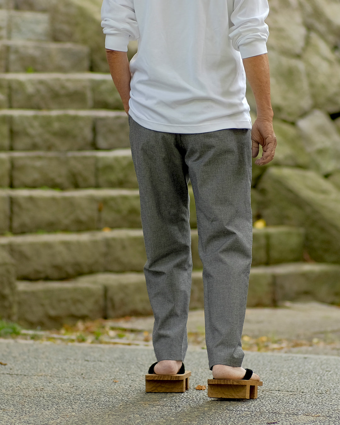 Working Court Made in Japan Men's Men's Cold Summer Clean Clean Slim + Tapered Pants Slim Fit Type Light Spring / Summer COOLMAX FARIC