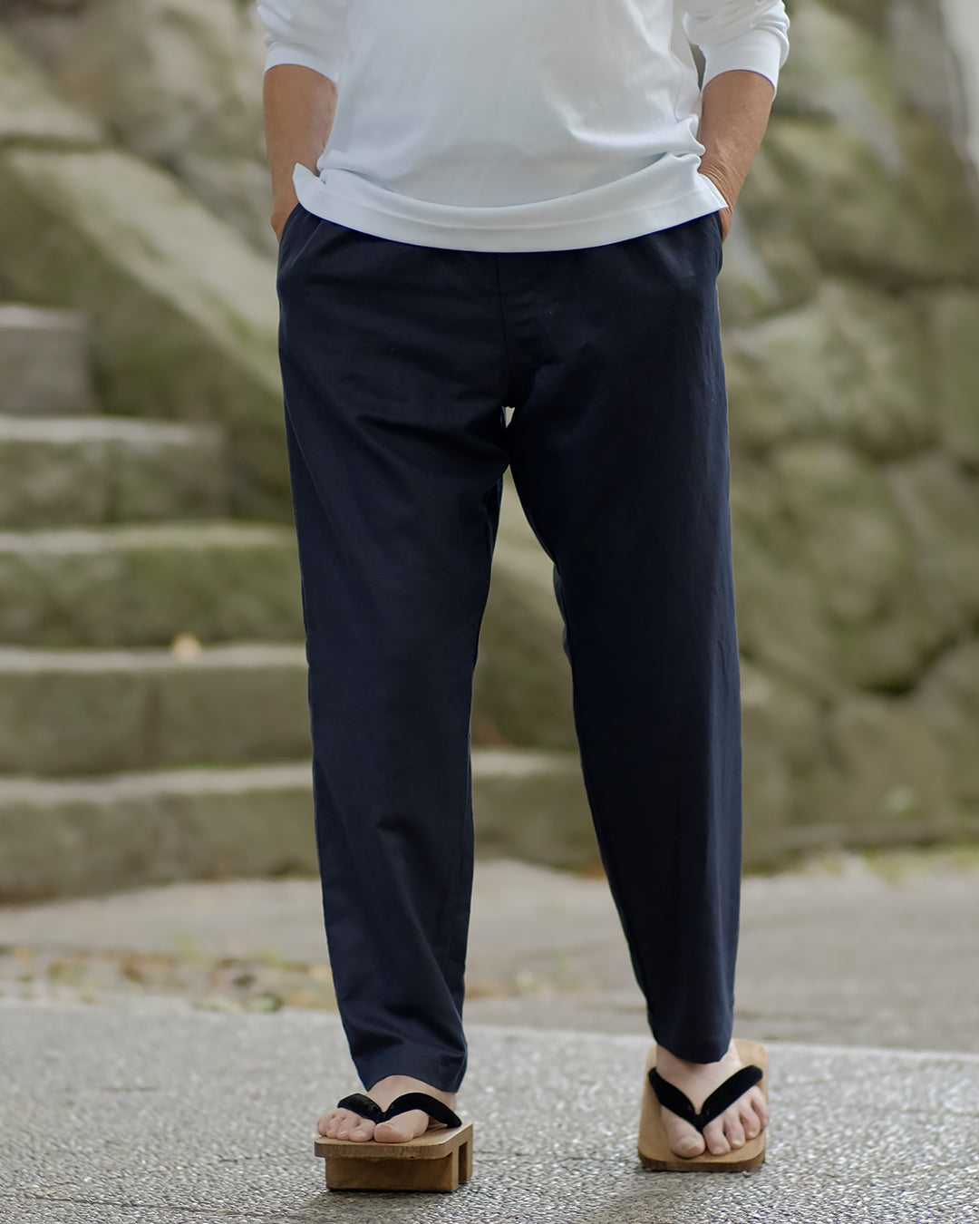 Working Court Made in Japan Men's Men's Cold Summer Clean Clean Slim + Tapered Pants Slim Fit Type Light Spring / Summer COOLMAX FARIC