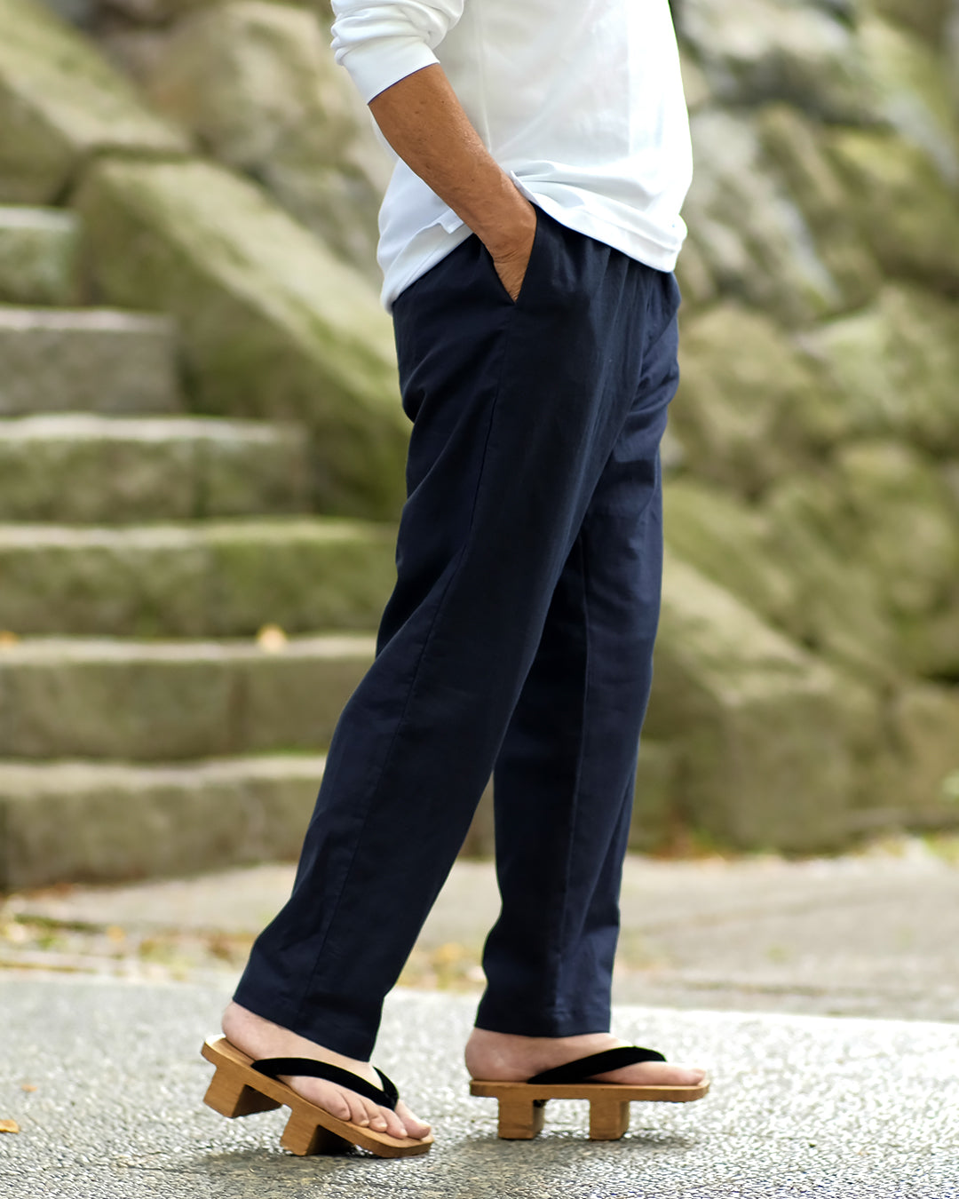 Working Court Made in Japan Men's Men's Cold Summer Clean Clean Slim + Tapered Pants Slim Fit Type Light Spring / Summer COOLMAX FARIC