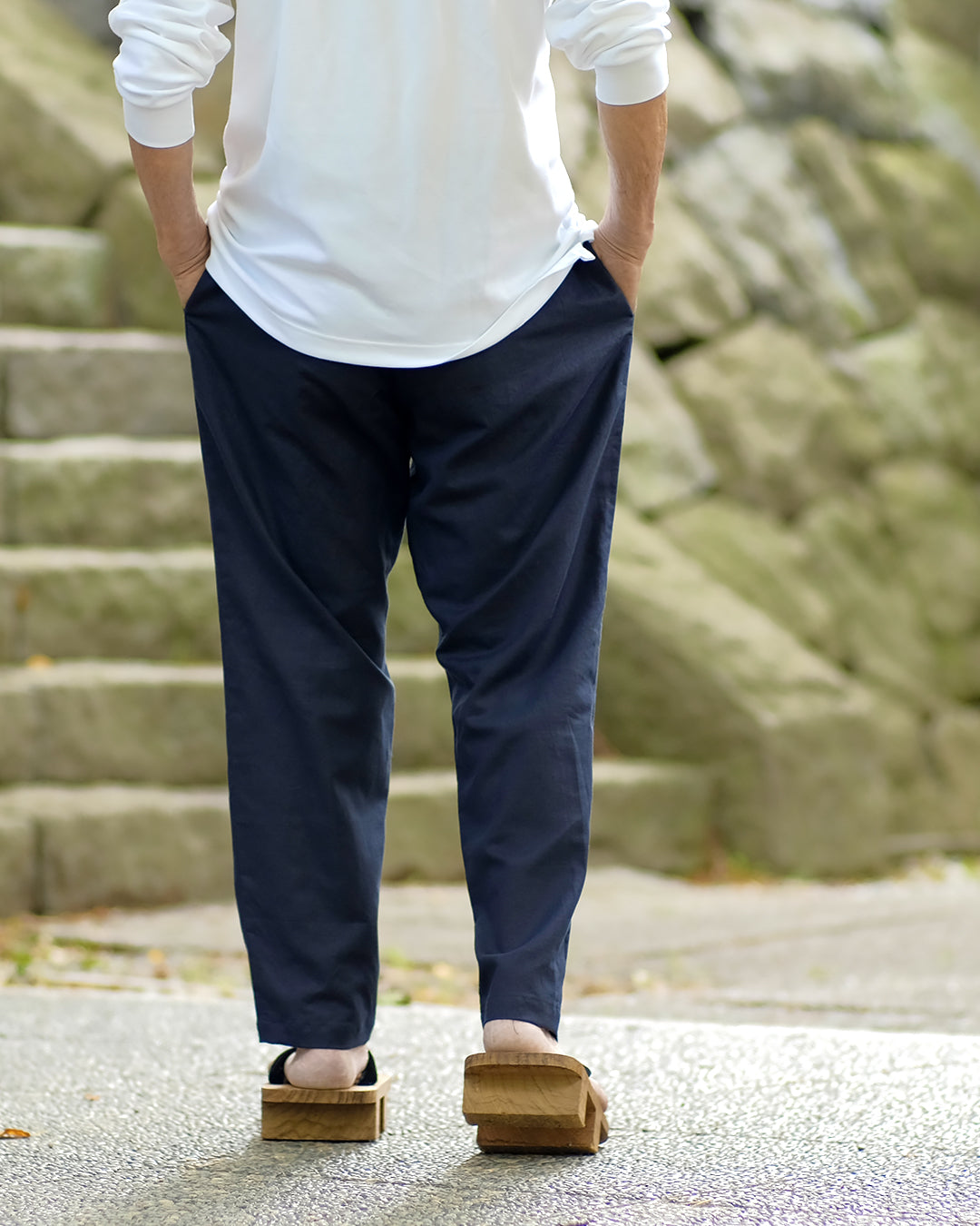 Working Court Made in Japan Men's Men's Cold Summer Clean Clean Slim + Tapered Pants Slim Fit Type Light Spring / Summer COOLMAX FARIC