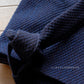Headbach horizontal indigo -type indigo dyed (indigo) double stitch wash processed in Japan