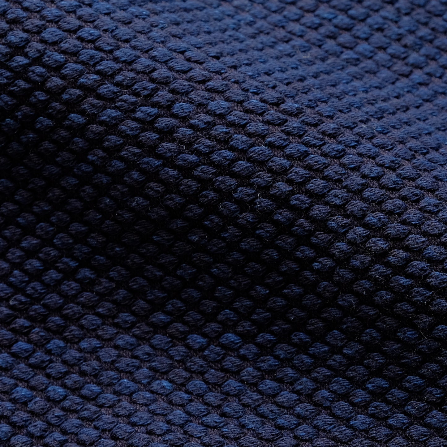 頭陀袋 横型 藍染め（濃紺/dark indigo blue）二重刺地ウォッシュ加工 日本製