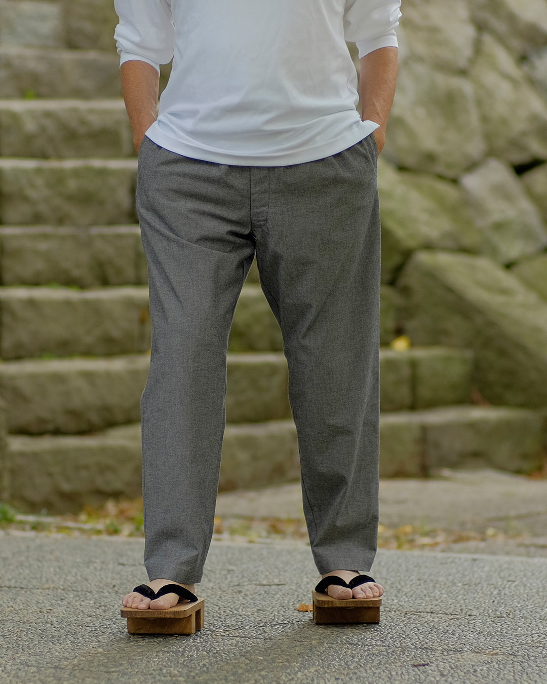 Working Court Made in Japan Men's Men's Cold Summer Clean Clean Slim + Tapered Pants Slim Fit Type Light Spring / Summer COOLMAX FARIC