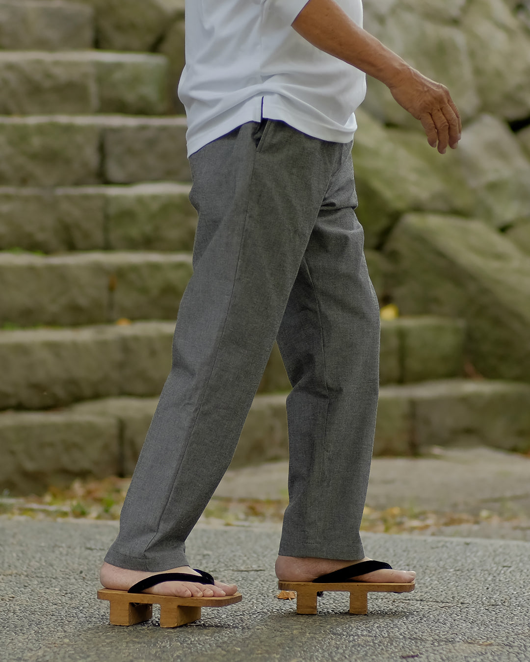 Working Court Made in Japan Men's Men's Cold Summer Clean Clean Slim + Tapered Pants Slim Fit Type Light Spring / Summer COOLMAX FARIC
