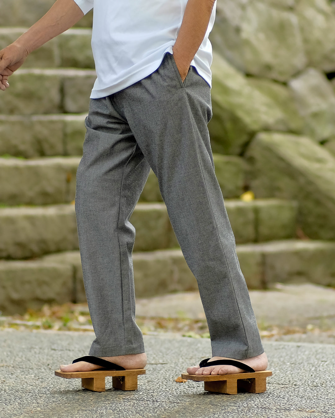 Working Court Made in Japan Men's Men's Cold Summer Clean Clean Slim + Tapered Pants Slim Fit Type Light Spring / Summer COOLMAX FARIC